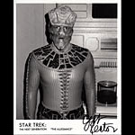 Jeff Rector as Alien of Star Trek: The Next Generation - The Allegiance Autographed Photo