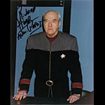 Richard Herd as Owen Paris of Star Trek: Voyager Autographed Photo