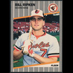 1989 Fleer Bill Ripken #616 F*ck Face Baseball Card
