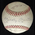 Mickey Mantle Autographed Baseball