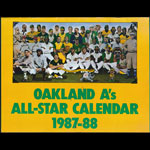 Oakland A's All-Star Calendar 1987 1988 Baseball Calendar