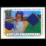 2002 Topps Tribute George Brett Pastime Patches Baseball Card