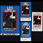 BG # 199-1 Led Zeppelin Fillmore BG199 Postcard and Ticket Set