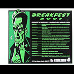 Justin Hampton Breakfest 2001 featuring UK Subs Poster