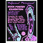 Justin Hampton Rock Poster Exhibition Poster