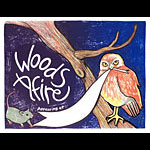 Leia Bell Woods Afire Poster