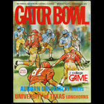 1974 30th Annual Gator Bowl Auburn vs Texas College Football Program