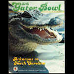 1981 37th Annual Gator Bowl North Carolina vs Arkansas College Football Program