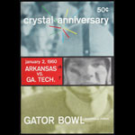 1960 15th Annual Gator Bowl Arkansas vs Georgia Tech College Football Program