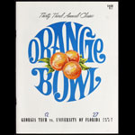 1967 33rd Annual Orange Bowl Georgia Tech vs Florida College Football Program