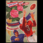 Rose Bowl 1952 Illinois vs Stanford College Football Program