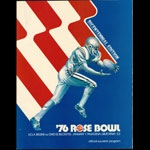 1976 Rose Bowl Program UCLA vs Ohio State College Football Program