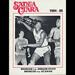 Santa Clara Broncos 1984 - 1985 Basketball Program