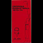University of Georgia Bulldogs 1973 - 1974 Basketball Media Guide