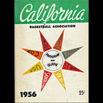 1956 California Basketball Association Program and Guide Basketball Program