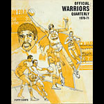 1970 - 1971 Warriors vs Lakers Basketball Program