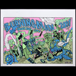Jamie Burton Burning Man 2001 Poster