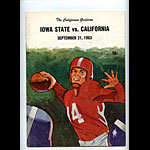 1963 Cal vs Iowa State College Football Program