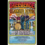 1971 Creedence Clearwater Revival Tour Oakland Concert  Poster