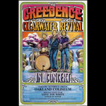 1971 Creedence Clearwater Revival Tour Oakland Concert  Poster