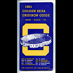 1965 Cal Bears Football Media Guide