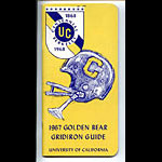 1967 Cal Bears Football Media Guide