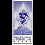 1956 Duke University Football Media Guide