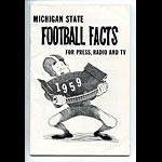 1959 Michigan State University Football Media Guide