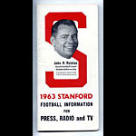 1963 Stanford University Football Media Guide