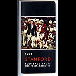 1971 Stanford University Football Media Guide