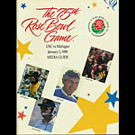 1989 USC vs Michigan Rose Bowl Media Guide