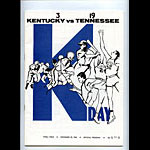 1965 Kentucky vs Tennessee College Football Program