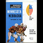 1968 Minnesota vs Nebraska College Football Program