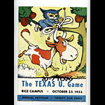 1952 Texas vs Rice College Football Program