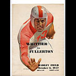 1947 Whittier vs Fullerton College Football Program