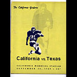 1969 Cal vs Texas College Football Program