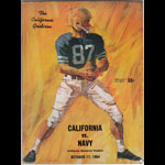 Cal Bears vs Navy 1964 College Football Program
