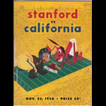 Cal Bears vs Stanford Big Game 1950 College Football Program