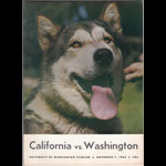 California vs Washington 1964 College Football Program