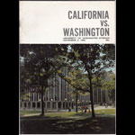 California vs Washington 1968 College Football Program