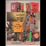 Montana vs University of the Pacific 1967 College Football Program