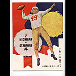 1952 Michigan vs Stanford College Football Program