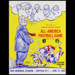 1964 4th Annual Coaches All-America Game College Football Program