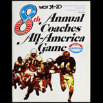 1968 8th Annual Coaches All-America Game College Football Program