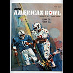 1970 American Bowl College Football Program