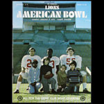 1975 7th Annual Lions American Bowl College Football Program