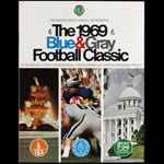 1969 31st Annual Blue and Gray Classic College Football Program