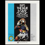 1975 37th Annual Blue and Gray Classic College Football Program