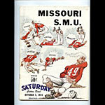 1955 Missouri vs. S.M.U. Cotton Bowl College Football Program