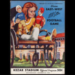 1950 26th Annual Shrine East-West Game College Football Program